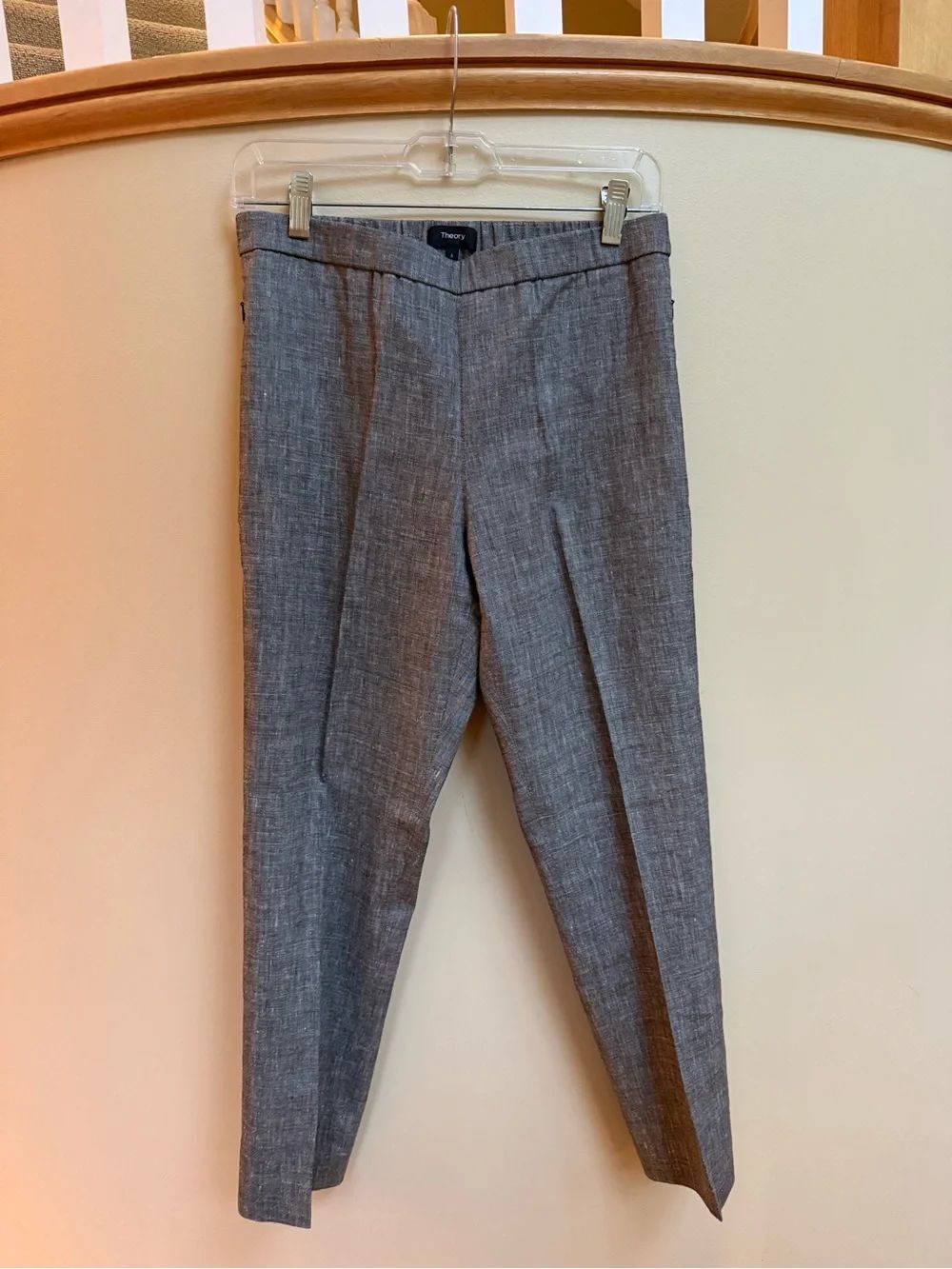 Theory Gray Dress Pants - Classic Tailored Fit